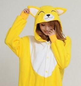 Pijama Kigurumi Raposa Amarela